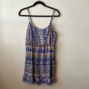 flowy mini dress